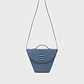 LUCILLE FLAP TRAPEZE BAG AZUL - Miniatura 2