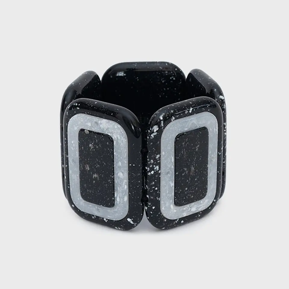 BRAZALETE CORDELIA BLANCO NEGRO 1