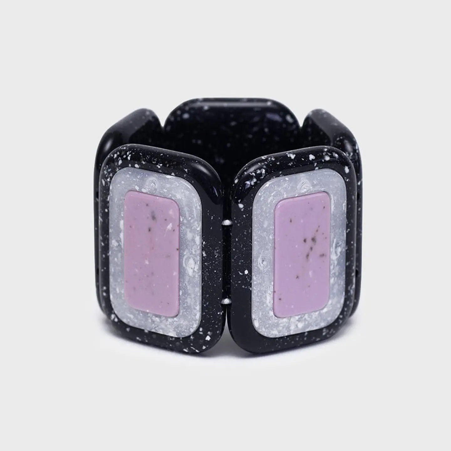 BRAZALETE CORDELIA NEGRO LILA BLANCO 1