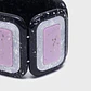 BRAZALETE CORDELIA NEGRO LILA BLANCO - Miniatura 3