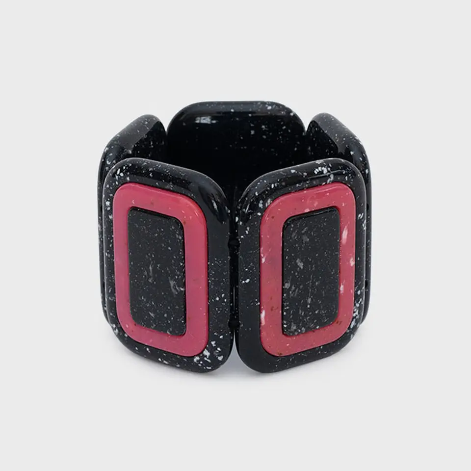 BRAZALETE CORDELIA NEGRO ROSA 1