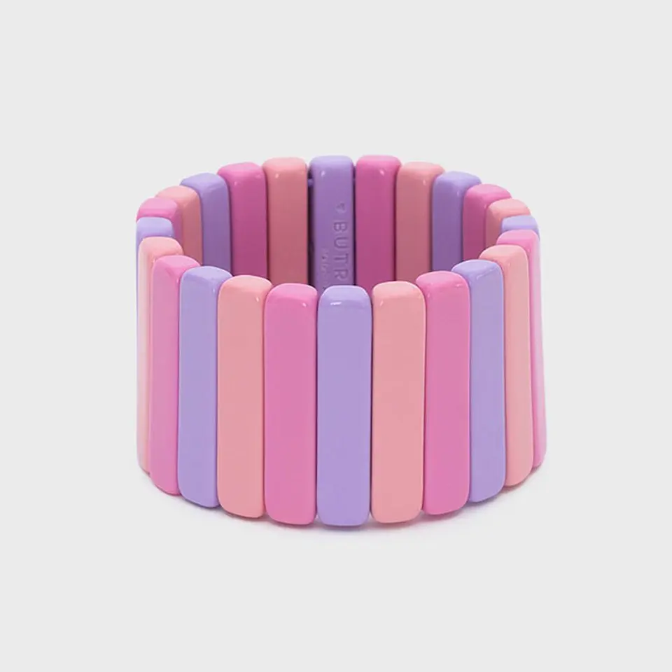 BRAZALETE ROMA ROSA LILA 1