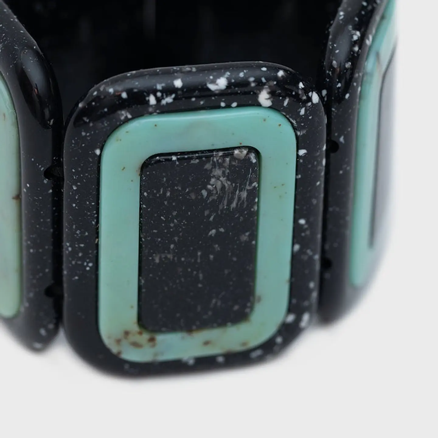 BRAZALETE CORDELIA NEGRO VERDE AGUA 3