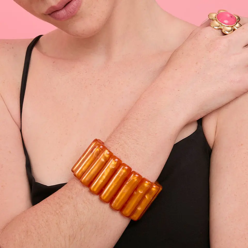 BRAZALETE SERAFINA NARANJA 2