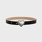 CORREA CORAZON CATHERINE PLATEADO - Miniatura 1