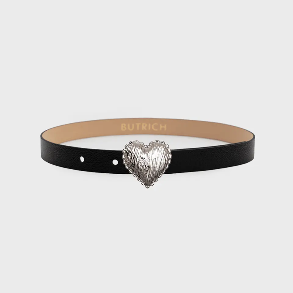 CORREA CORAZON CATHERINE PLATEADO 1