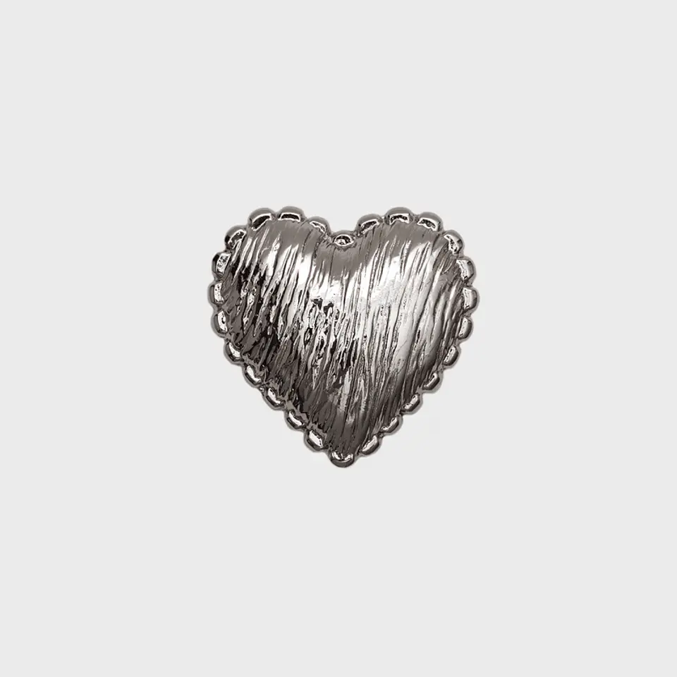 CORREA CORAZON CATHERINE PLATEADO 2