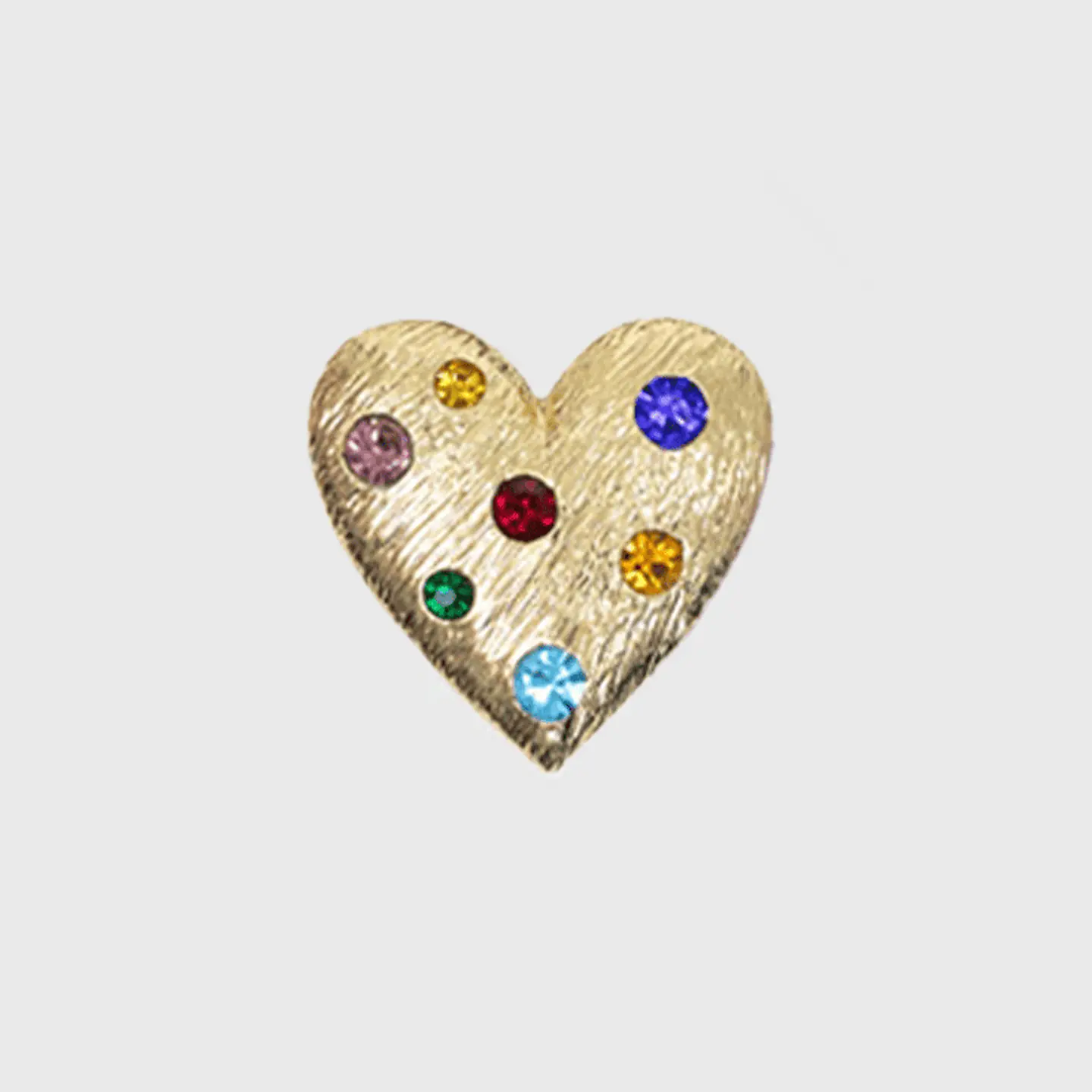 CORREA CORAZON CRISTALES DORADO 2