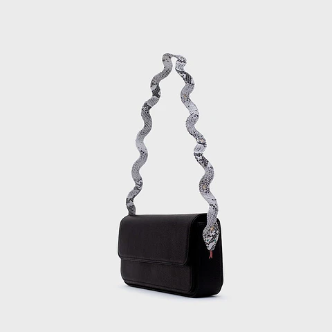 ANACONDA FLAP BAG NEGRO