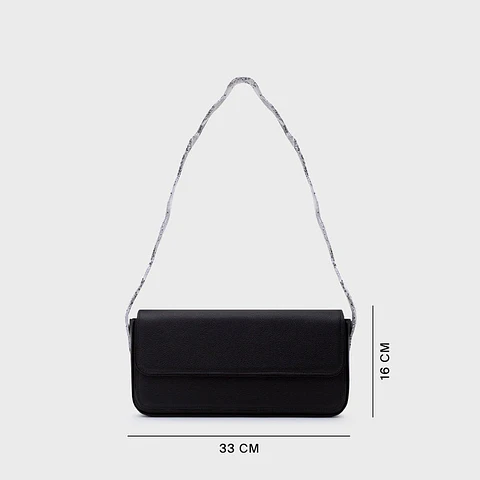 ANACONDA FLAP BAG NEGRO