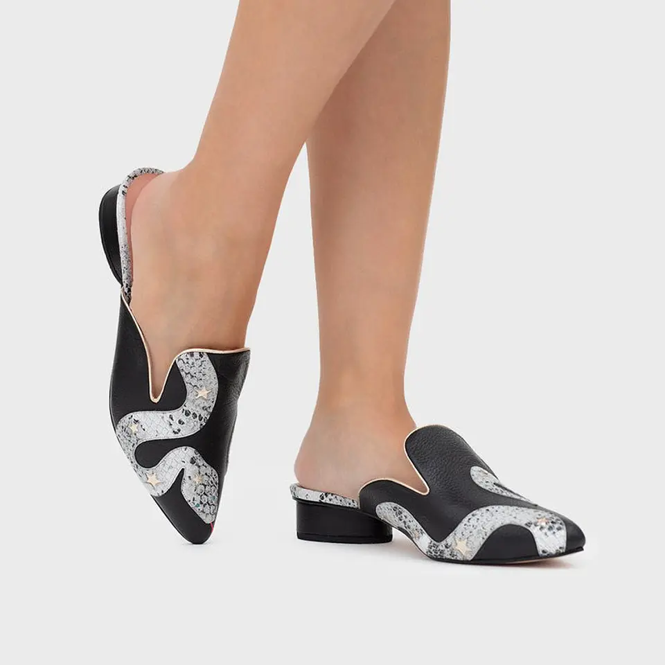 ANACONDA MULE FLAT NEGRO 2