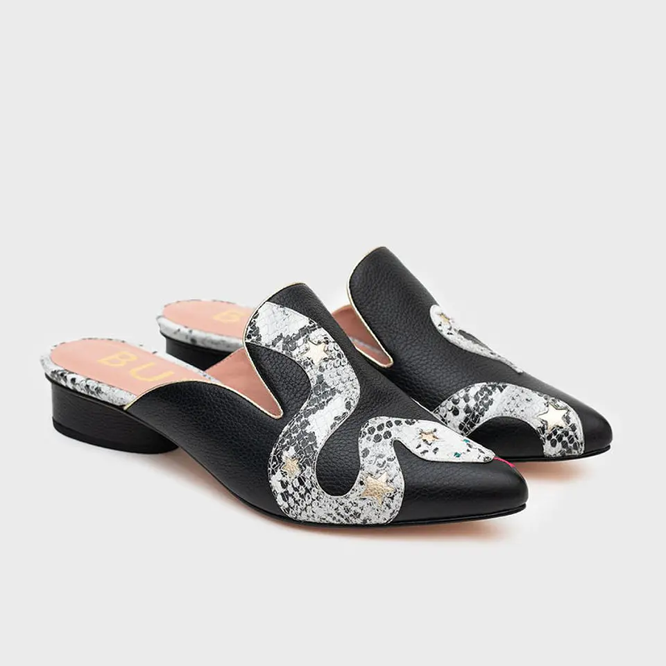 ANACONDA MULE FLAT NEGRO 3