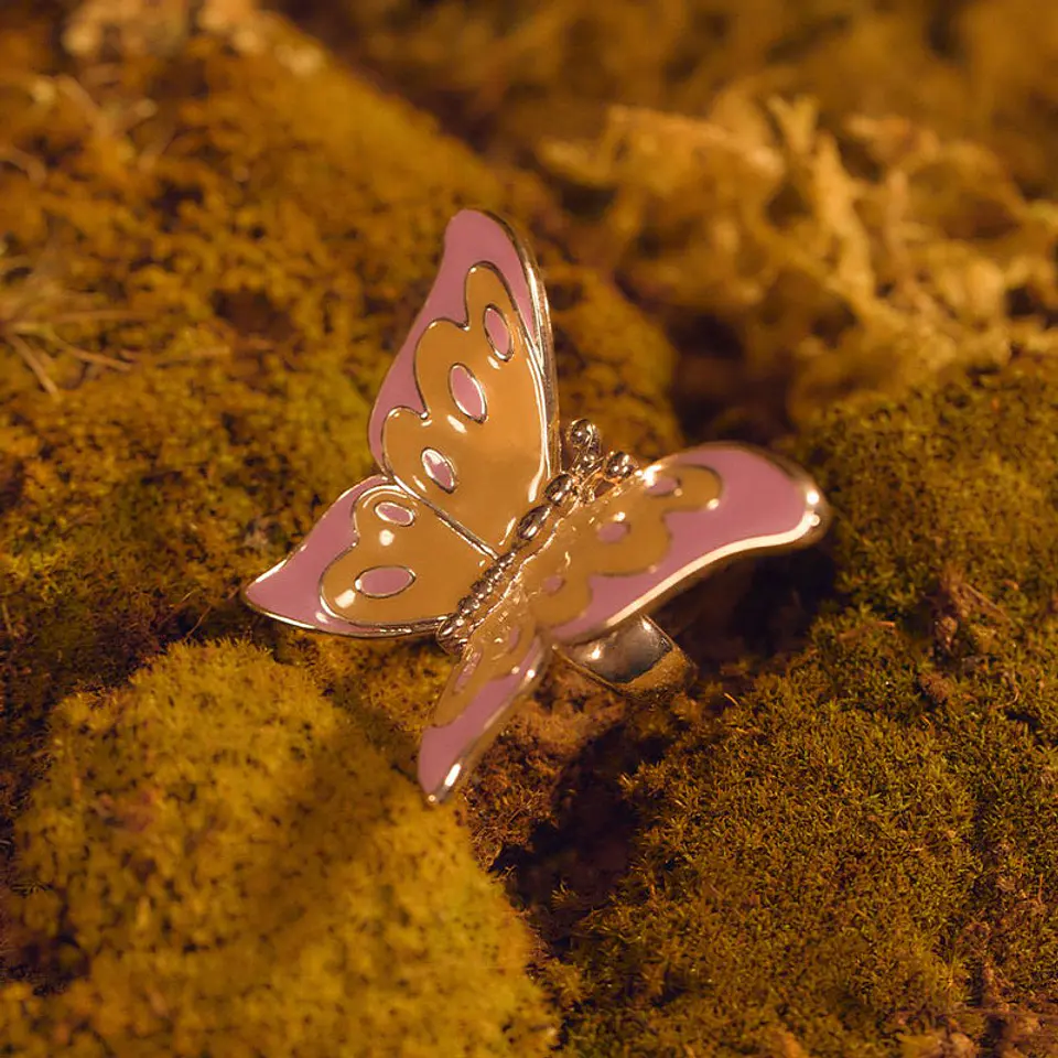 ANILLO BUTTERFLY AMARILLO 1