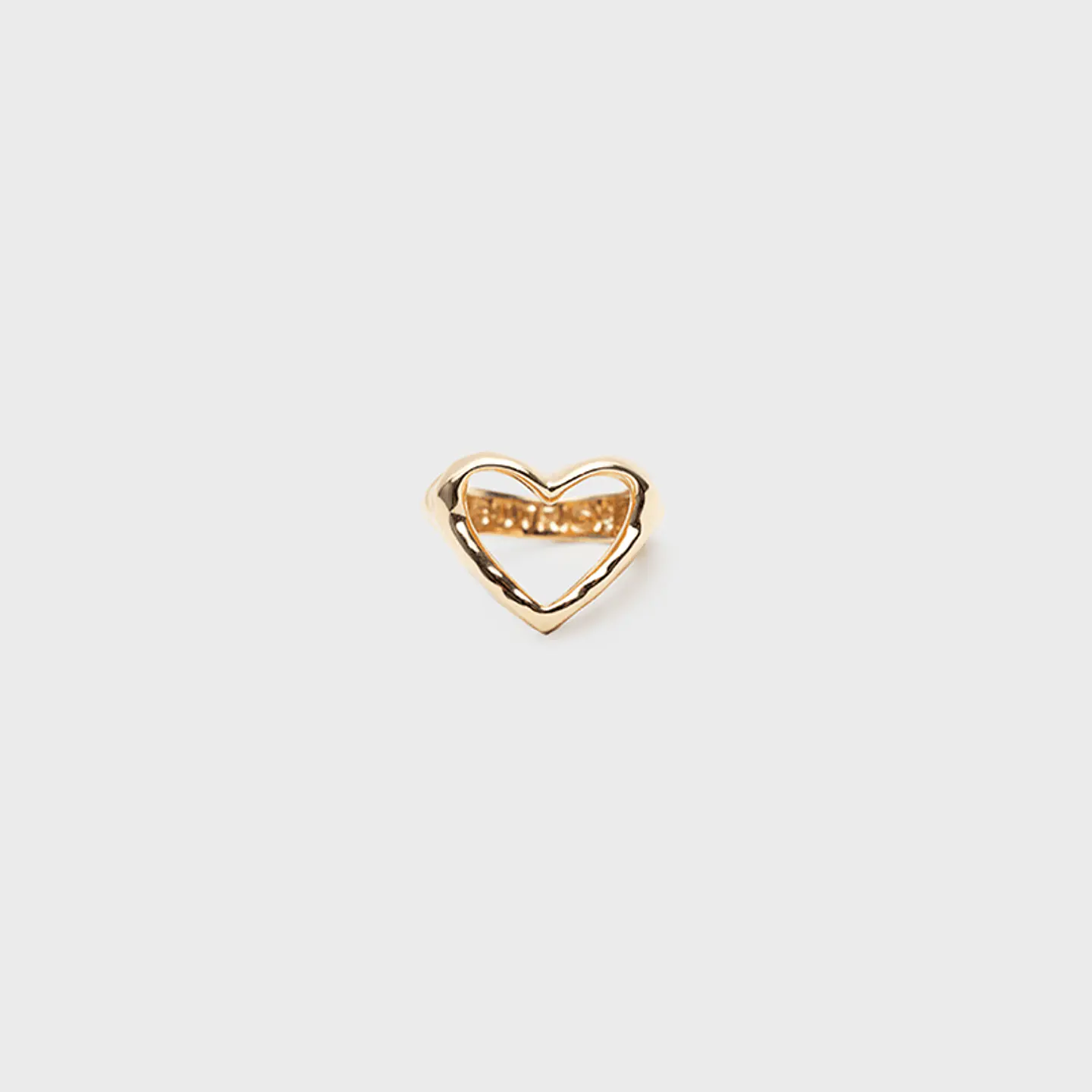 ANILLO CORAZON CORINA DORADO 2