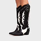 BOTA LUCKY HEARTS HUESO NEGRO - Miniatura 2