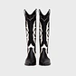 BOTA LUCKY HEARTS HUESO NEGRO - Miniatura 4