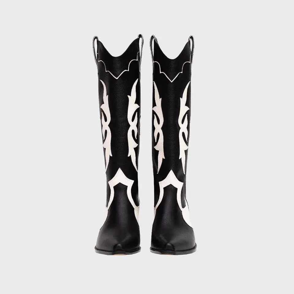BOTA LUCKY HEARTS HUESO NEGRO 4