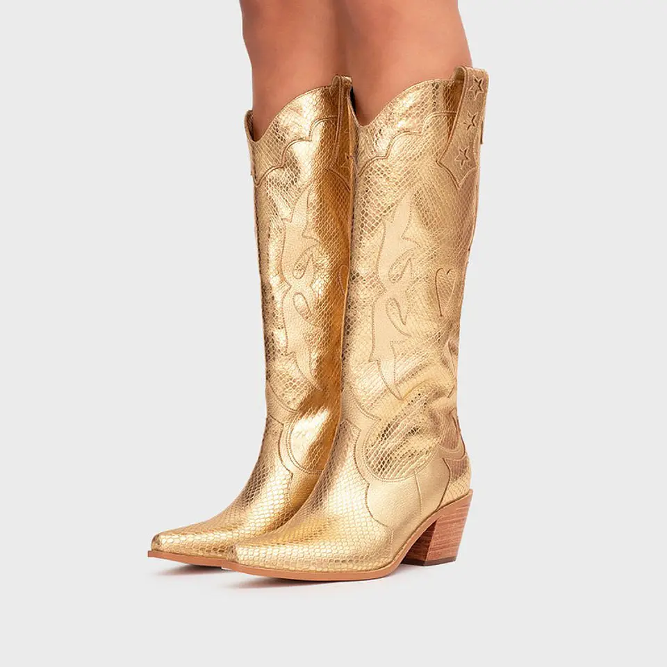BOTA LUCKY HEARTS ORO 2