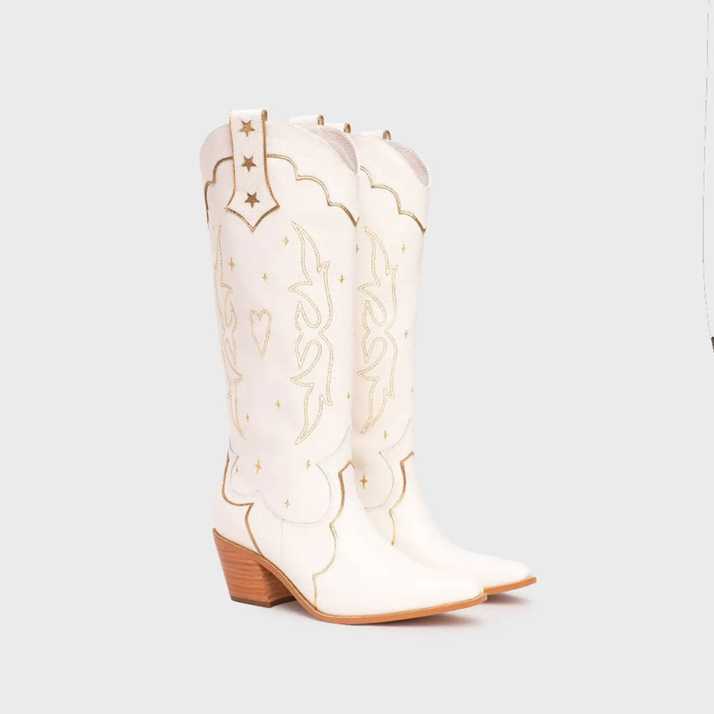 BOTA LUCKY SPARKLES HUESO 3