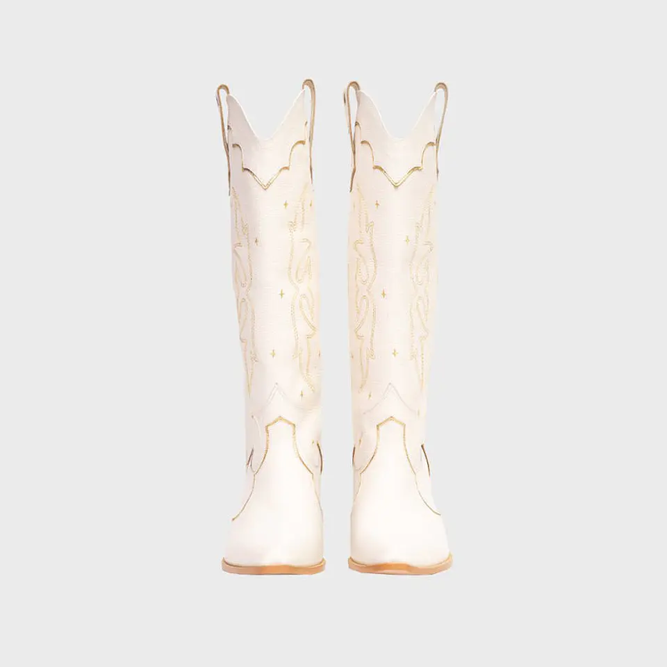 BOTA LUCKY SPARKLES HUESO 4
