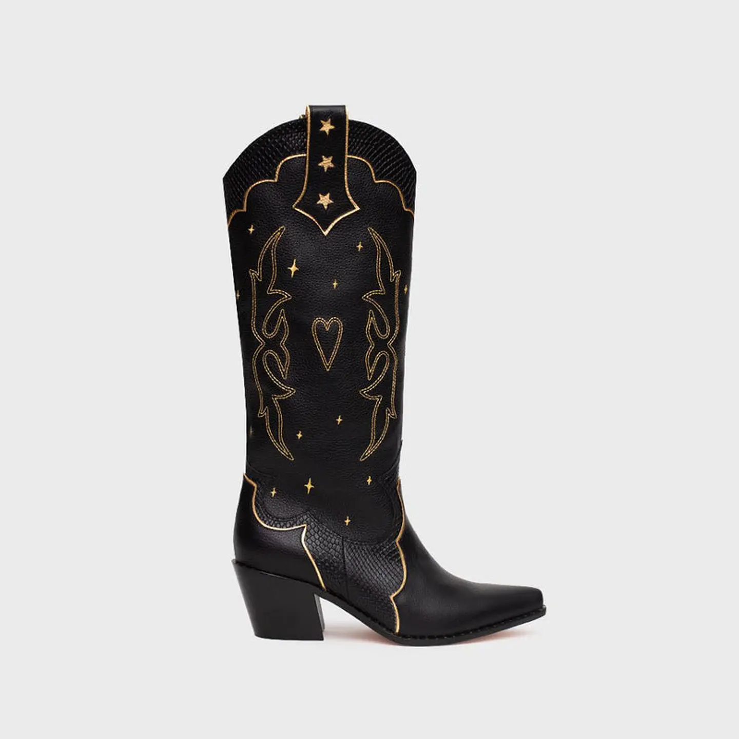 BOTA LUCKY SPARKLES NEGRO 1