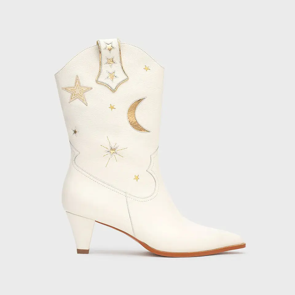 BOTA MEDIA MIDNIGHT COWGIRL HUESO 1