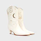 BOTA MEDIA MIDNIGHT COWGIRL HUESO - Miniatura 3