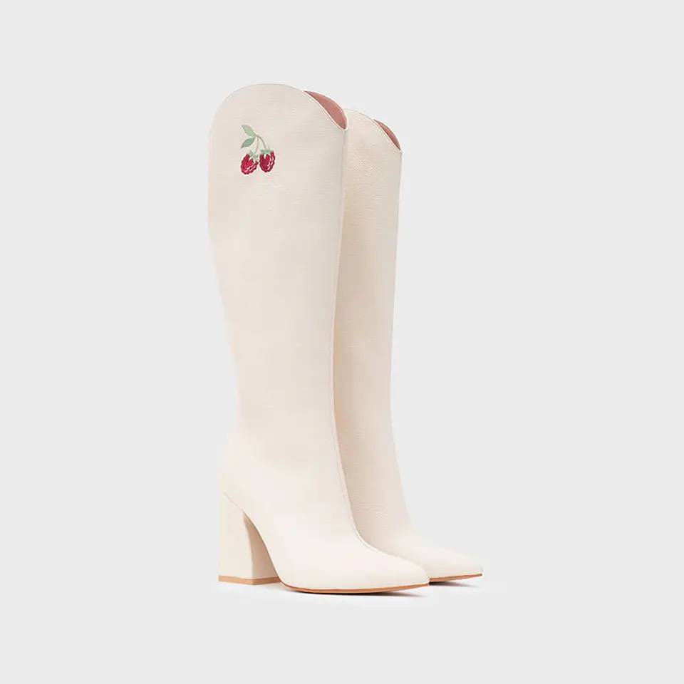 BOTA NINETTE RASPBERRY HUESO 4