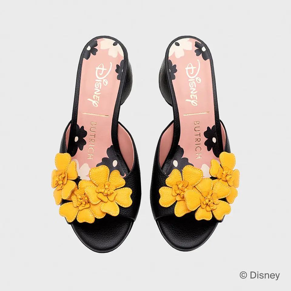 FLOWER PUMP NEGRO AMARILLO 2