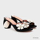 FLOWER PUMP NEGRO HUESO - Miniatura 1