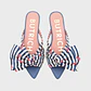 GRAZIA FLAT AZUL - Miniatura 2