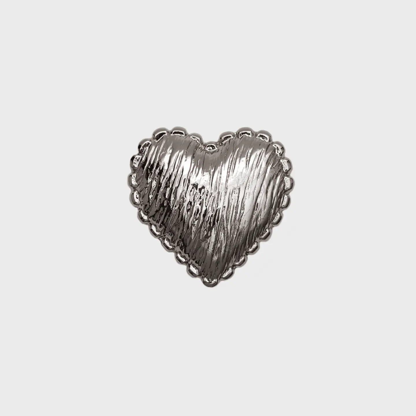 HEBILLA | CORAZÓN CATHERINE PLATEADO 1