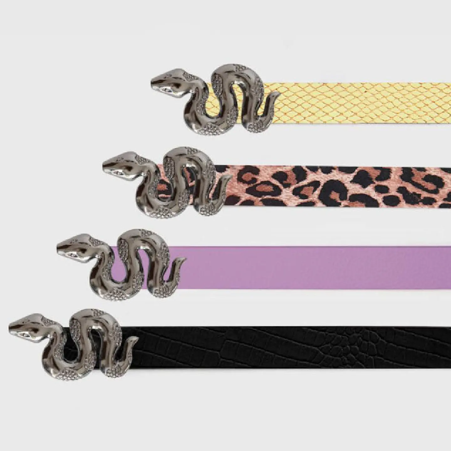CORREA SERPIENTE NEGRO 3