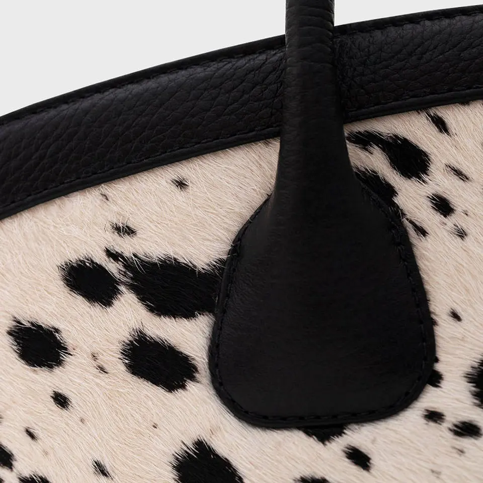 SASKIA TRAPEZE BAG HUESO NEGRO 3