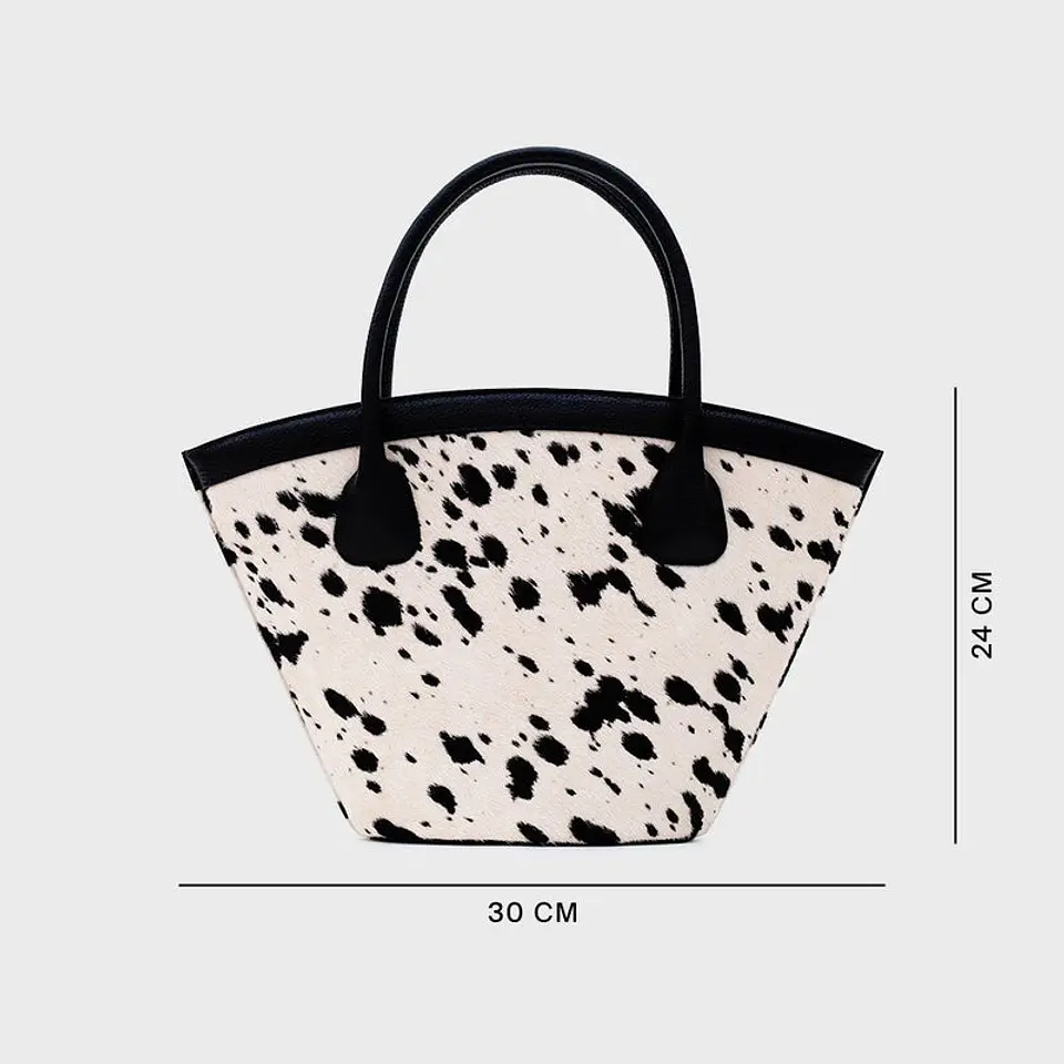 SASKIA TRAPEZE BAG HUESO NEGRO 4