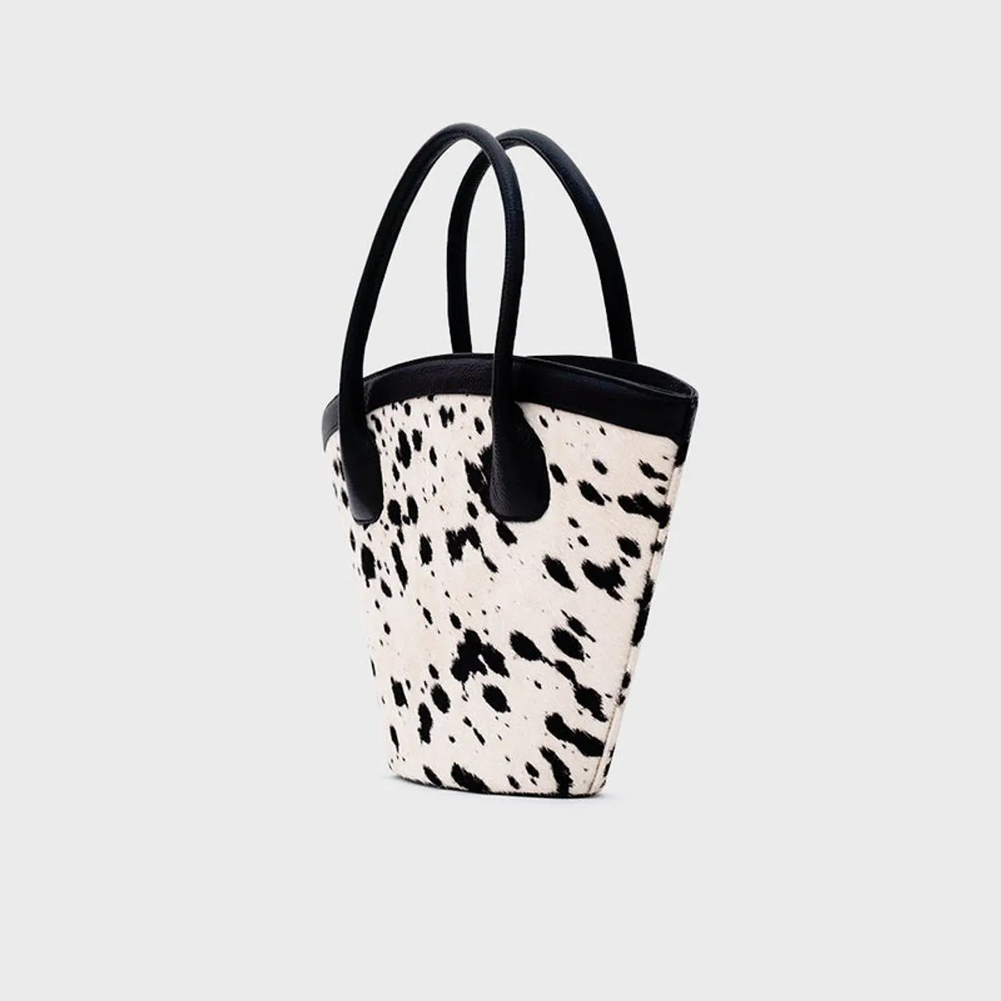 SASKIA TRAPEZE BAG HUESO NEGRO 6