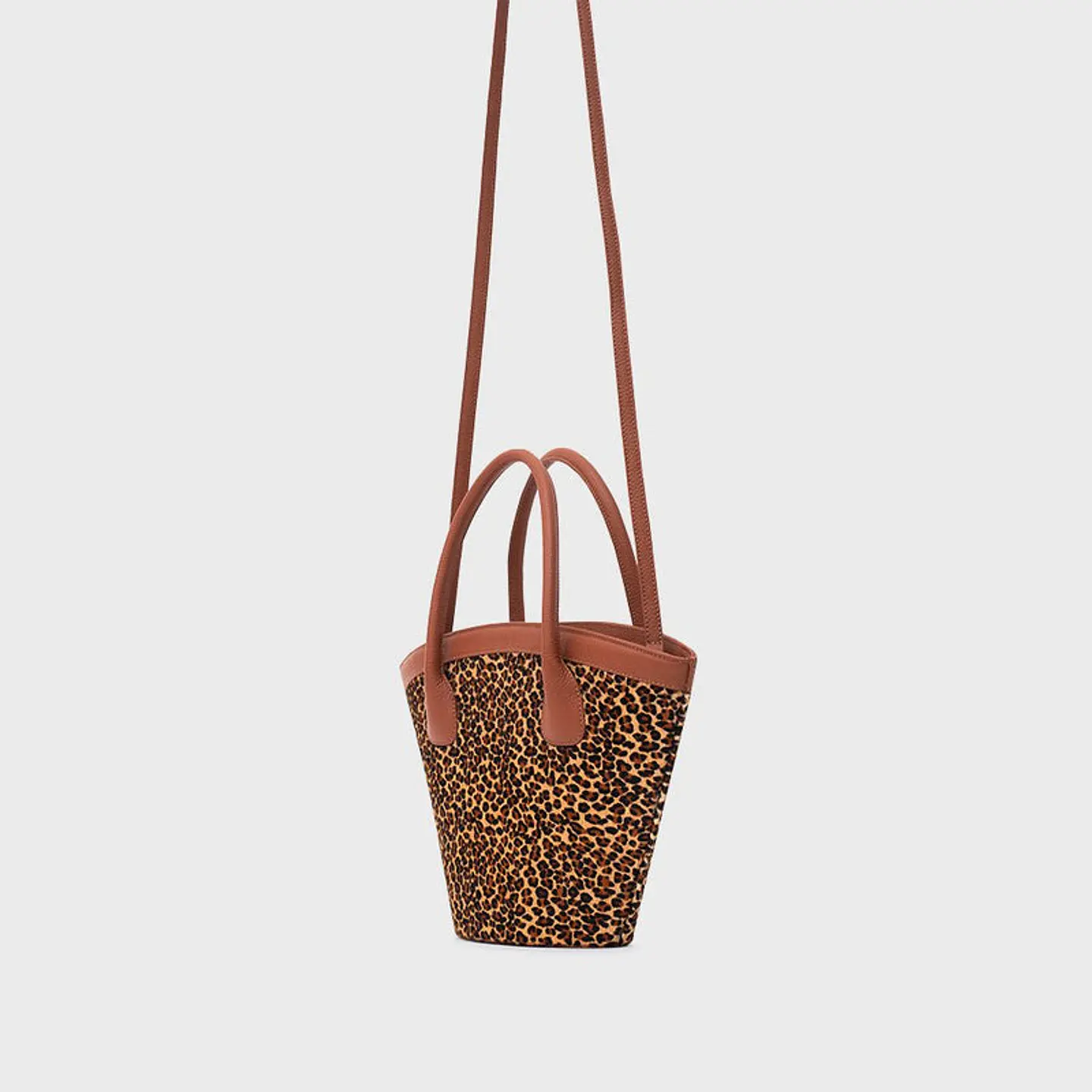 SASKIA TRAPEZE BAG LEOPARDO 5