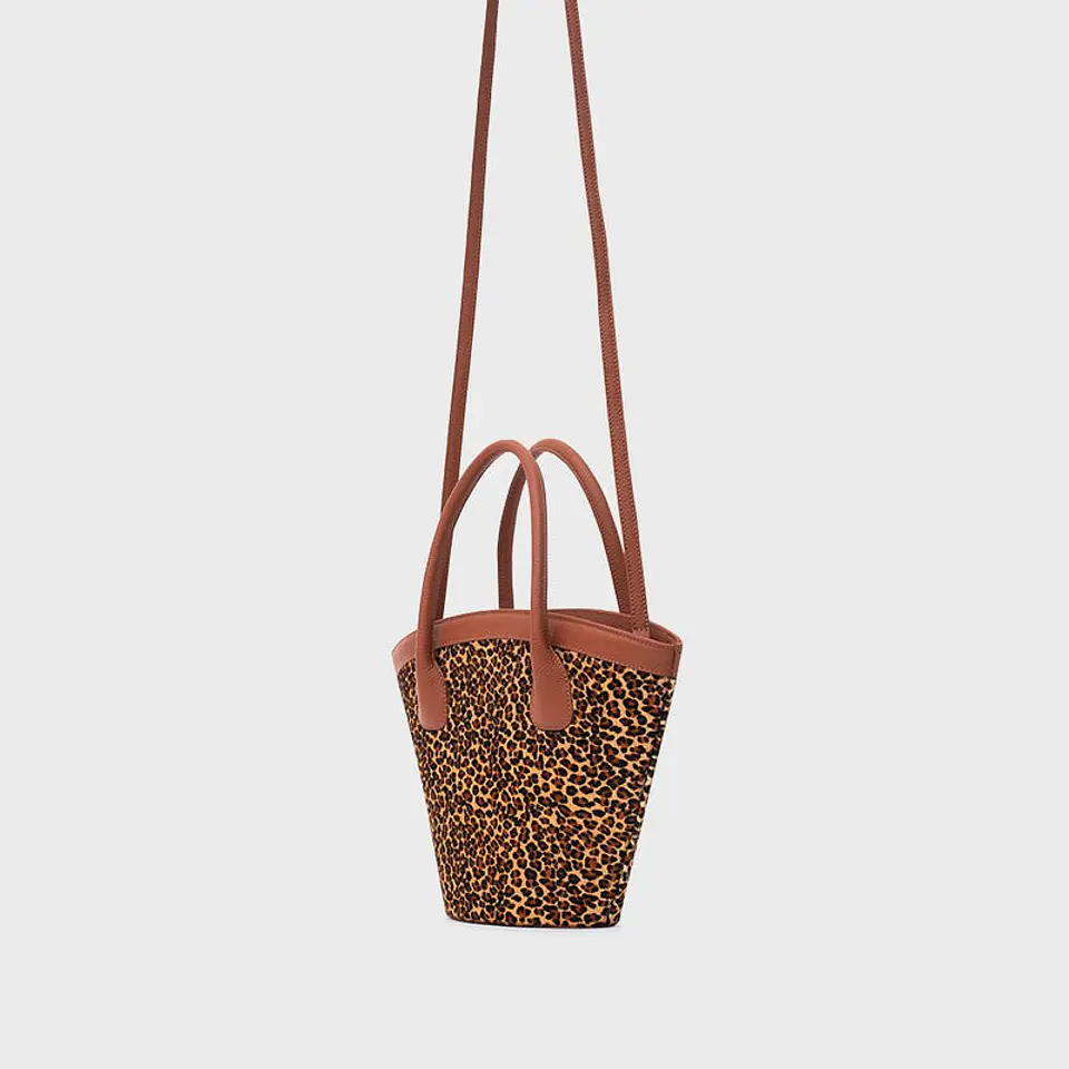 SASKIA TRAPEZE BAG LEOPARDO 5