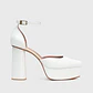 ELIAN PLATAFORMA BRIDE HUESO - Miniatura 1