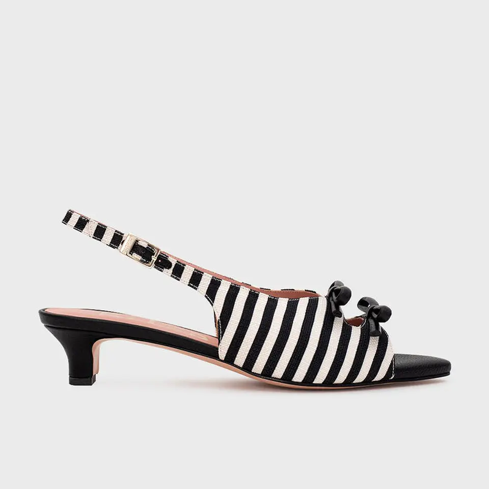 EUGENIA FLAT SLINGBACK NEGRO 1