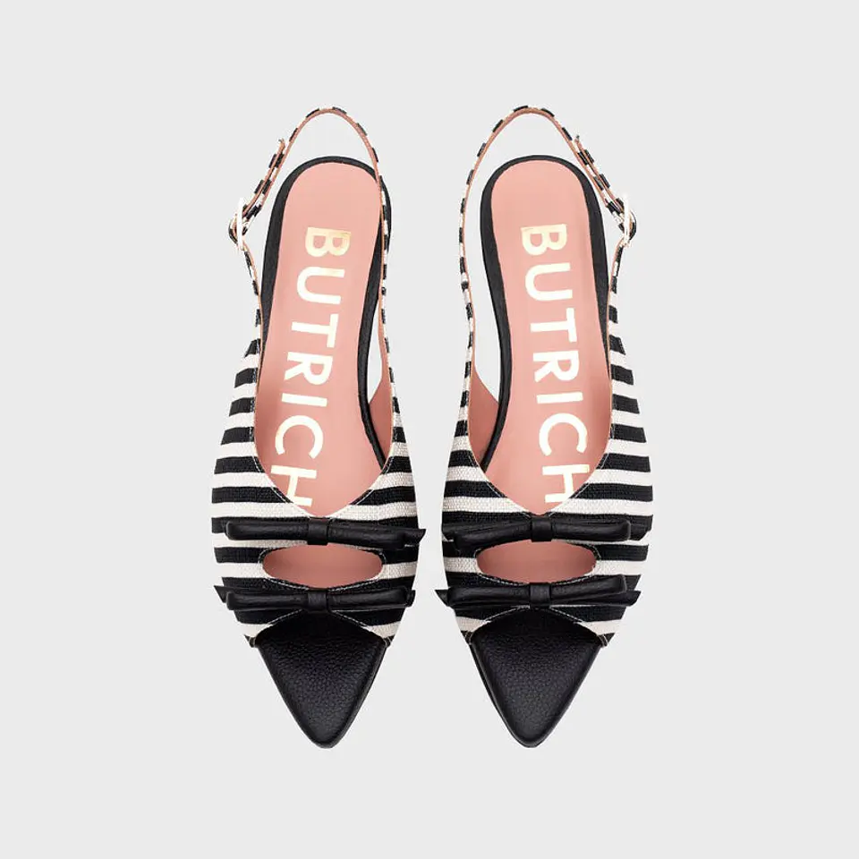 EUGENIA FLAT SLINGBACK NEGRO 3
