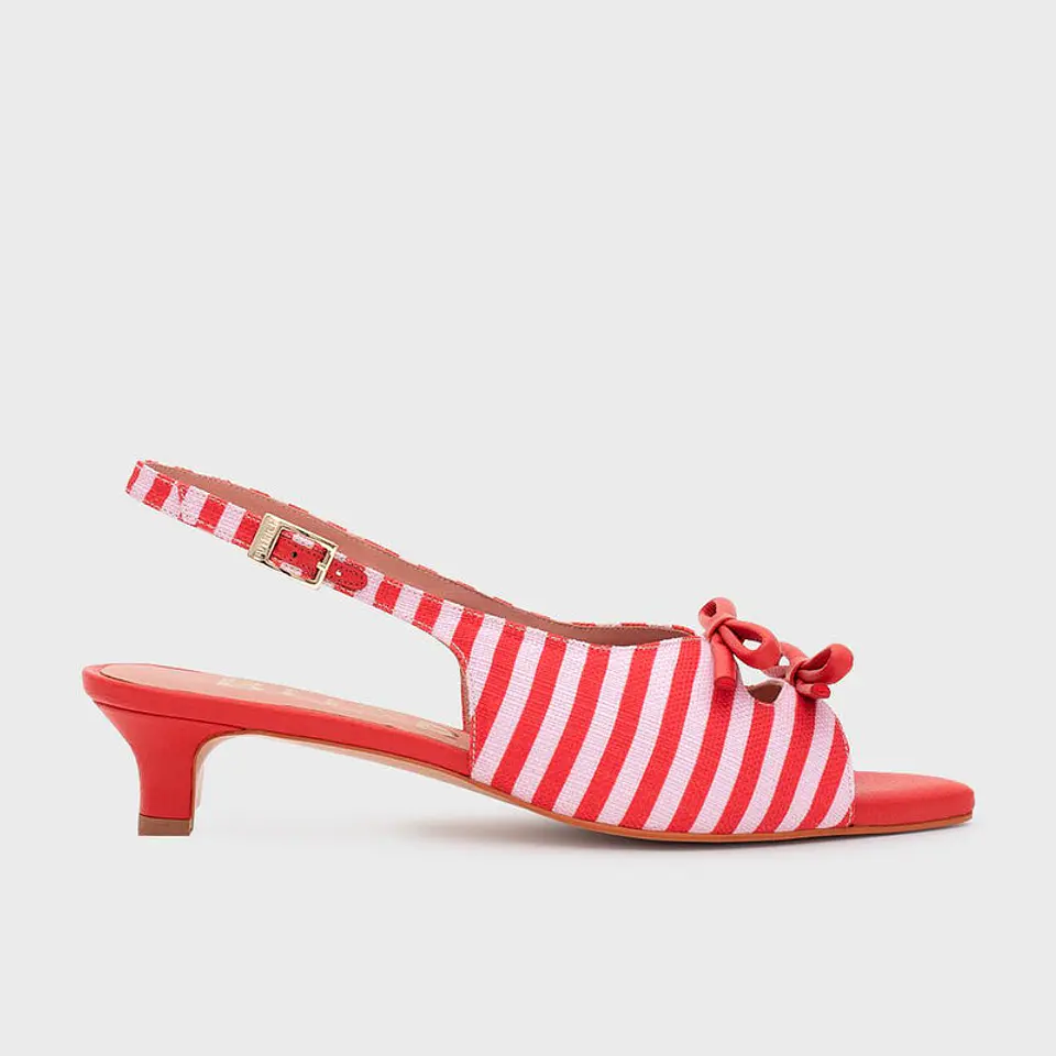 EUGENIA FLAT SLINGBACK ROJO 1
