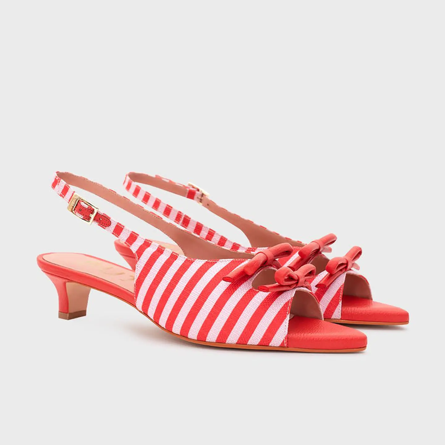 EUGENIA FLAT SLINGBACK ROJO 2