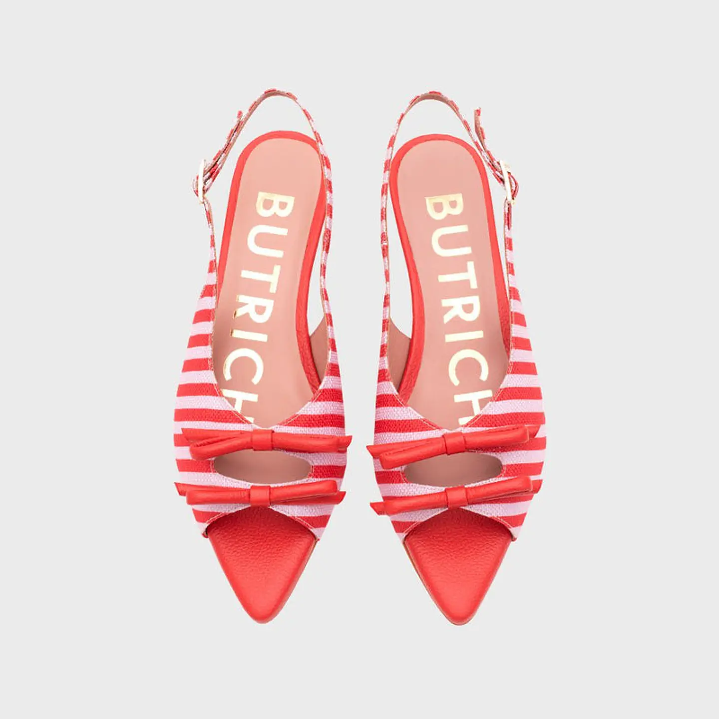 EUGENIA FLAT SLINGBACK ROJO 3