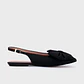 FEDERICA FLAT SLINGBACK NEGRO - Miniatura 1