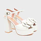 FERNANDA PLATAFORMA BRIDE HUESO - Miniatura 3
