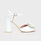 FERNANDA PUMP BRIDE HUESO - Miniatura 1