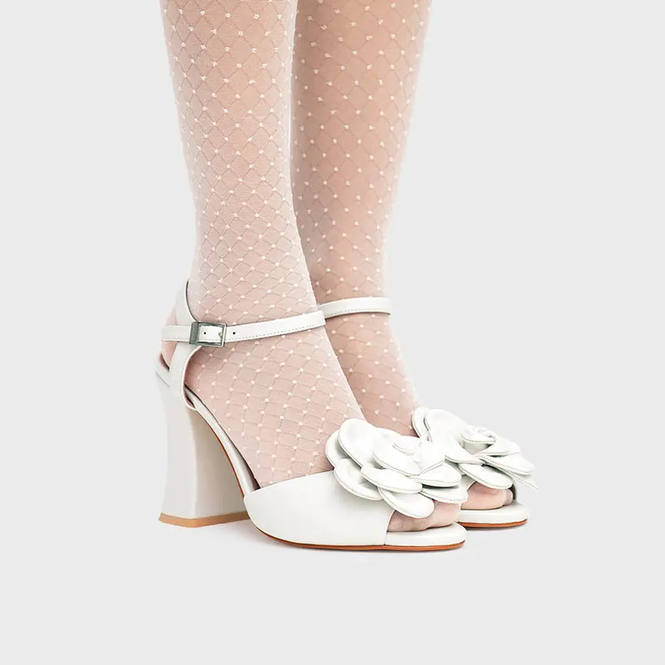 FERNANDA PUMP BRIDE HUESO 2