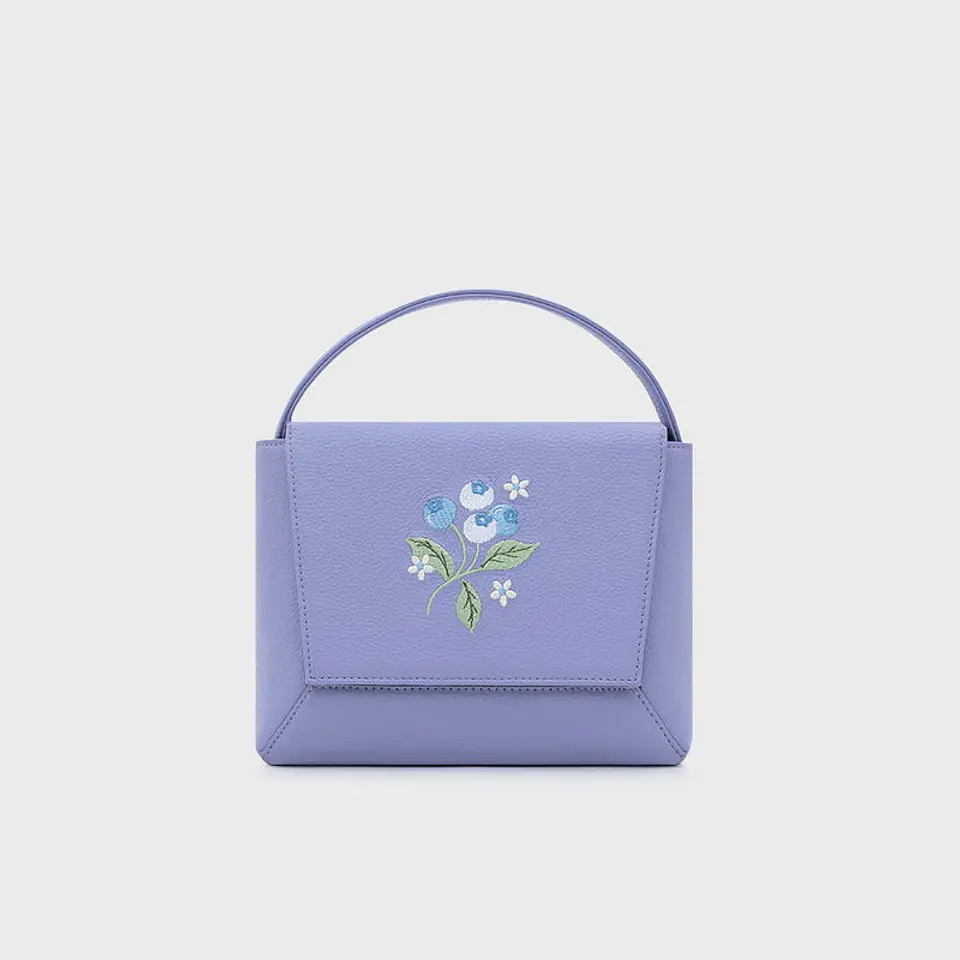 FLAP HANDBAG BLUEBERRY SUNDAE LAVANDA 1
