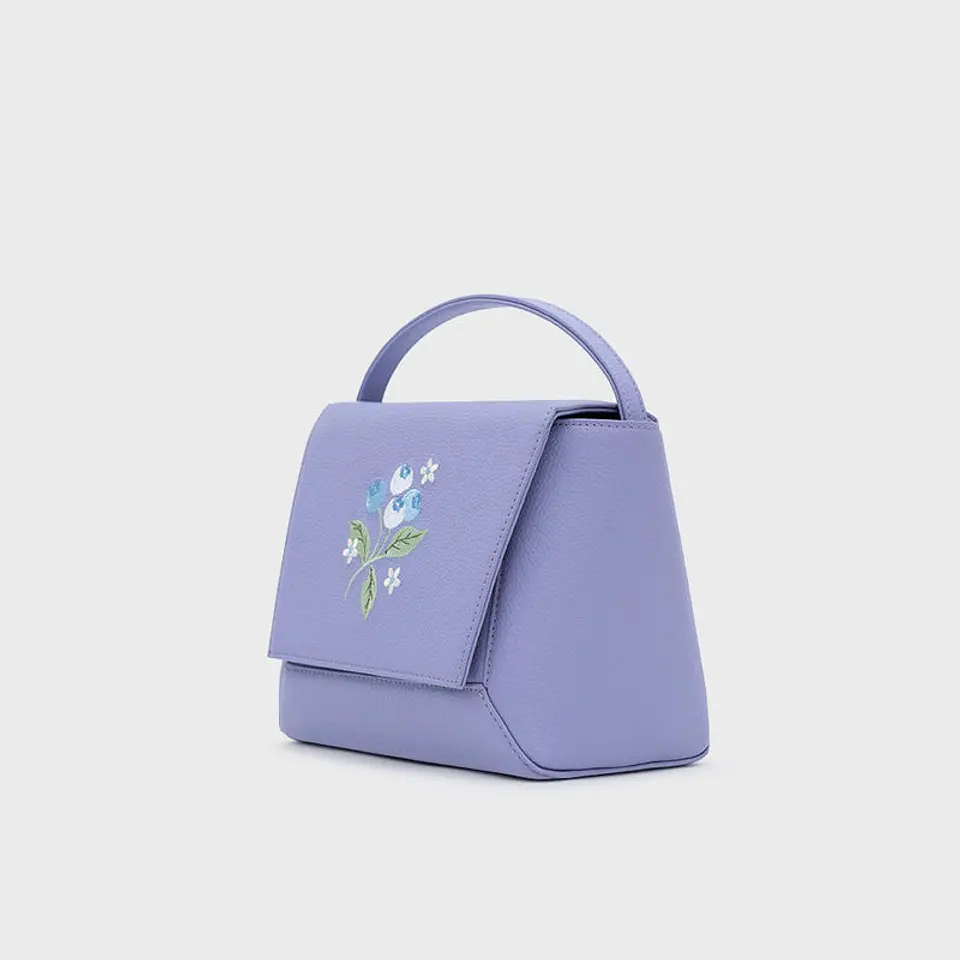 FLAP HANDBAG BLUEBERRY SUNDAE LAVANDA 5